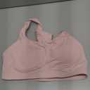 RUNNING GIRL Sports Bras for Women High Support Moulded Cup High Impact Sports Bras Racerback Workout Running Yoga Bra (Large, Pink Peony)