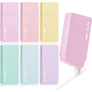Mr. Pen- Aesthetic Correction Tape, 0.2" x 236", 6 pcs, Pastel Colors, Cute Correction Tape