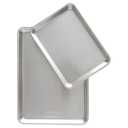 16x11 Aluminum Quarter & Half Sheet Baking Pan Kitchen Cookie Tray roasting vegetables