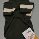 Medium Dog Sweater for Small Medium Dogs, Winter Fall Turtleneck Pullover Easy On/Off Pet Coat, Ultra Soft Warm Fleece Sweatshirt for Dog, French Bulldog, Beagle, Green M