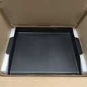 17" x 13" Universal Cast Iron Griddle for Gas Grill, Stove Top Griddle Gas Grill Griddle Insert for Charbroil Nexgrill Parts Charcoal Cooking Plate Outdoor Camping Tailgating Teppanyaki BBQ Accessory