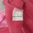 EXPAWLORER Fleece Dog Sweater - Valentine's Day Romantic Heart Dog Jacket, Winter Coat Vest with 2 D-Rings for Leash, Warm Pet Cold Weather Clothes Sweatshirt Outfits for Puppy Boys or Girls Pink M