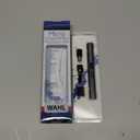 Wahl Micro Groomsman Battery Personal Trimmer for Hygienic Grooming with Rinseable, Interchangeable Heads for Eyebrows, Neckline, Nose, Ears, & Other Detailing - 05640-600 (4 Piece Set)