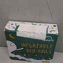 LUMARA Inflatable Bed Rail for Toddlers 2 Pack - Portable Travel Bed Bumpers for Kids Fits Twin Full Queen King Size Beds - Non-Slip Safety Guard Rails