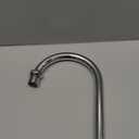 6 Inch Gooseneck Faucet Spout Replacement Fits for Most T&S Faucets, 360 Stainless Steel Commercial Faucet Swivel Spout for 1 or 2 Bay Compartment Sinks