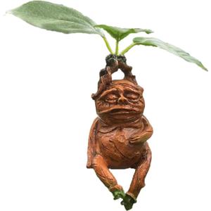 Mandrake Resin Statue Plant Funny for Decoration Micro Landscape Ornament for Outdoor Garden, Living Room, Bedroom Decor Magical Figurine Birthday Christmas Halloween Easter Gift