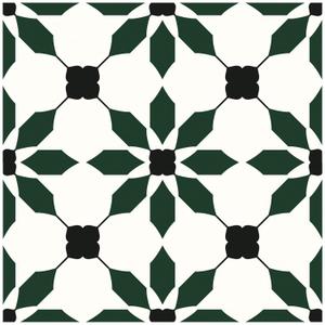 MORCART 7.87" x 7.87" Peel and Stick Floor Tile, 20 PCS Self-Adhesive DIY Vinyl Flooring for Renters, Removable and Waterproof Tile Sticker for Bathroom, Kitchen, Staircase (Black Green)