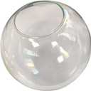 KCO Lighting Replacement Glass Globe Shade,Modern Clear Lampshade Glass Accessories for Pendant Wall Sconces (Clear)
