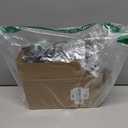 30 Pcs Black Iron Pipe Fitting Set with Threaded Hole Industrial Vintage Style, Paint Metal Pipe Nipple/Malleable Iron Floor Flange Elbow Tees Combo for DIY Furniture Shelving(1/2 Inch)