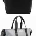 Reusable Lunch Bag Insulated Grocery Bag, Heavy Duty Waterproof Cooler Bag with Zipper for Frozen Foods, Durable Cold Storage Bag for Easy Transport1 Pack