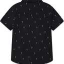 Hurley Boys Boys' Woven Button Down Shirt (Black, L)