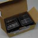 2 Pack 200 LED Solar String Lights for Outside, Solar Christmas Lights Outdoor with 8 Lighting Modes, Waterproof Green Wire Solar Powered Tree Light for Xmas Party Yard Garden Decorations (Cool White)