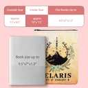 Fantasy Book Cover Markers for Reading, VELARIS Book Sleeve, Dark Fairytale Book Covers, Gifts for Men Women Book Lovers, Readers Sleeve Gift Paperback Book Cover with Zipper (VELARI)