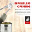 Chef Craft Select Can Opener with Tapper, 6.5 inches in length, Nickle Plated