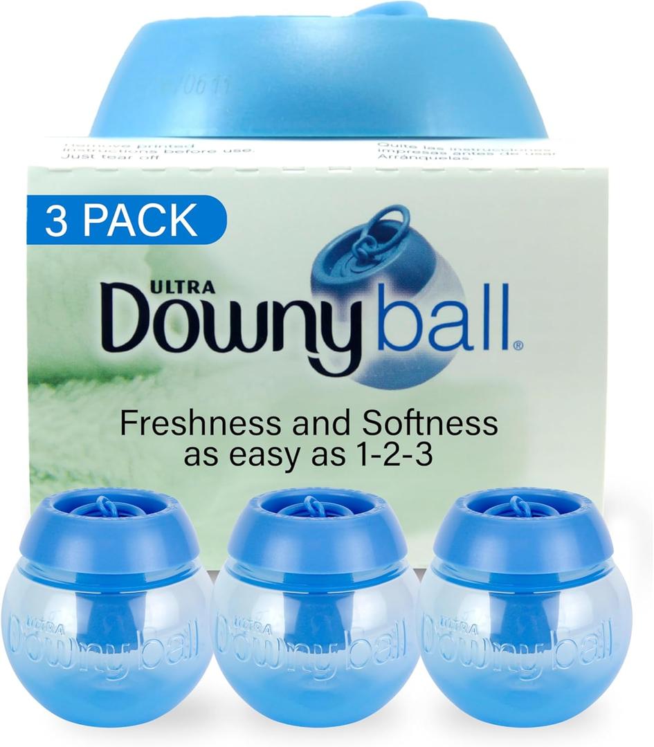 Downy Fabric Softener Dispenser Ball, -3 pk (1 Count (Pack of 3))