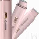 Bikini Shaver Trimmer for Women, Ladies Electric Hair Removal Kit USB Rechargeable Waterproof Facial and Body Epilator Pink