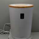 SereneLife Single Touch Towel & Blanket Warmer with Fragrant Disc Holder and LED Ring (Bamboo), Large