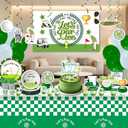 Golf Birthday Party Decorations Supplies with Tableware, Serves 24