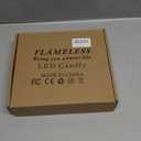 Flickering Flameless Pillar Candles with Remote Control and Cycle Timer,Ivory Pack of 4 Battery Operated(Powered by 2AA) LED Real Wax Tall Fake 3D-Wick Electric Candles(D 2.2 x H 4,6,8,10)