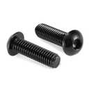 3/8-16 x 1-1/4" Button Head Socket Cap Bolts Screws, 20Pcs 304 Stainless Steel 18-8, Allen Hex Drive, Black Oxide by SG TZH(with Hex Spanner)