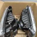 Headlight Assembly Compatible with 2005-2007 2005 2006 2007 05 06 07 Ford F250 F350 F450 F550 Super Duty/2005 Ford Excursion (Chrome Housing Amber Reflector) (OEM)