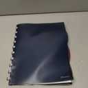 Ampad Versa Crossover Notebook, 6 x 9 Inch Size, Wide-Ruled, Navy, 60 Sheets (25-635)