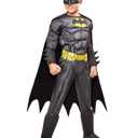 Rubie's Costume Boys DC Comics Deluxe Batman Costume, Size: Medium