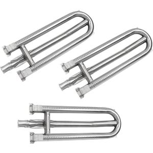 Kalomo 19Grill Burners Radiant Tray Ceramic Rods for DCS Grill 27DBQR, DCS 36 BGB36-BQARL, DCS 48 BGB48-BQARL, DCS 30 BGB30-BQRN, Charmglow 810-8905-S, Stainless Steel Cook Grill Replacement Parts