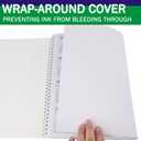 Professional Money and Rent Receipt Book Two Part Carbonless Copy Spiral Bound(5 Packs)