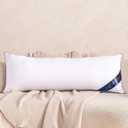 Premium Memory Foam 14 x 36 Inch Throw Pillow Insert - Decorative Lumbar Throw Pillow for Living Room, Sofa and Couch, 14 x 36 Inch, White