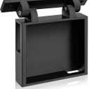 Under Dash Screen Mount Compatible with Holley EFI 3.5In Screen Sniper Terminator X, Hinged Vehicle Mounting Brackets, 180 Degree Adjustable