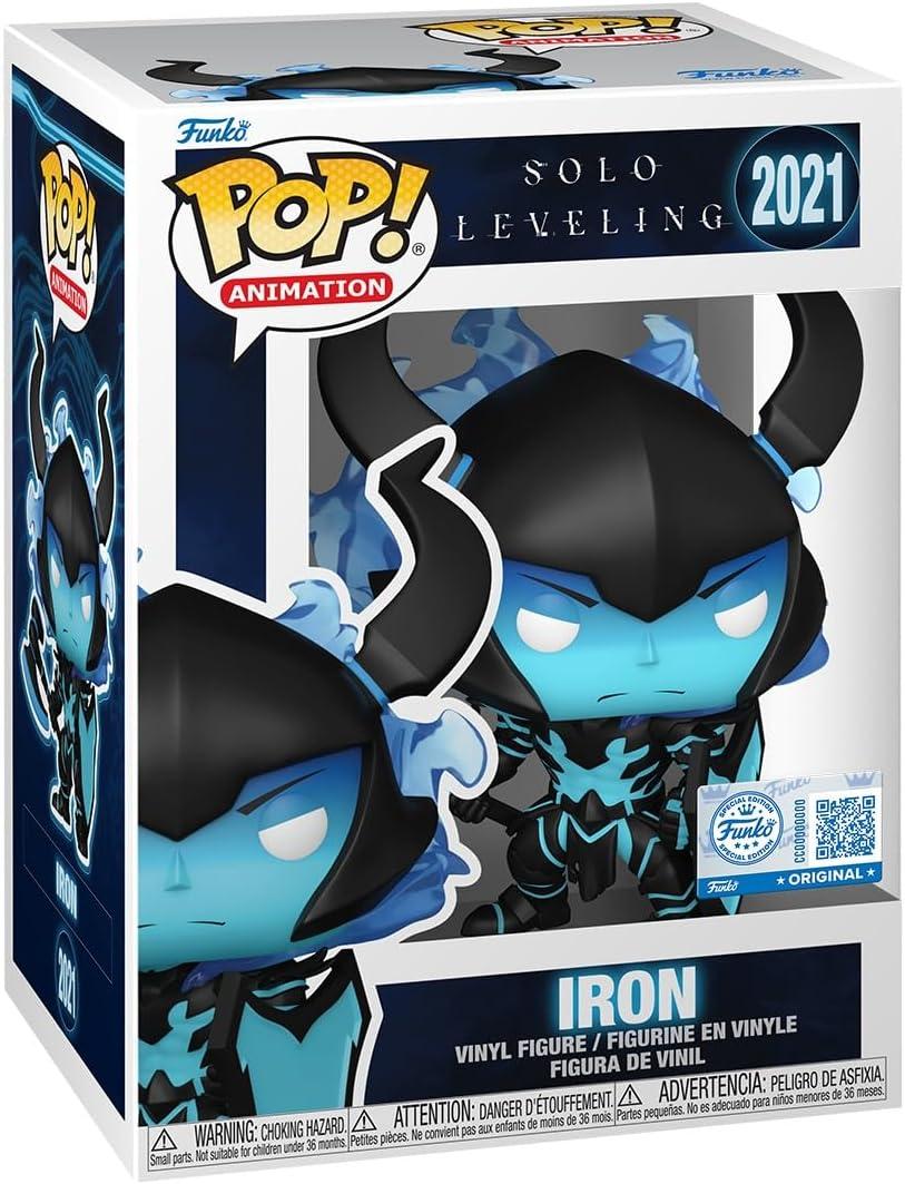 Funko Pop! Animation: Solo Leveling - Iron - 1/6 Odds for Rare Chase Variant - Glow in The Dark - Styles May Vary  - Collectable Vinyl Figure - Gift Idea - Anime Fans
