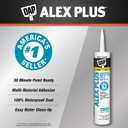 DAP Alex Plus Acrylic Latex Caulk, White, 10.1 Oz (7079818152)