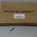 Pool Cue Stick Claw Holder Hold 2 Billiard Cues, Cone Chalk Holder with Ball Rack Wall Mount, Pool Stick Holder Storage Accessories (Black)