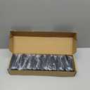 AJOVW 8Pcs 1.5" (1.5" Post/4" Base) Aluminum Post Base Cover, Suitable for Iron Stair railings, Balcony railings, Post Skirt Covers (Black)