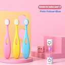 5 x EasyHonor Baby Toothbrush for Age 1-3 Years Old, Extra Soft Toothbrush with 10000 Floss Bristle for Toddler Gum Care. (4Pcs)
