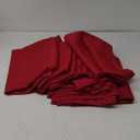 Fitable 8 Pack Table Cloth Rectangle Table: Stain and Wrinkle Resistant Tablecloth Rectangular, Washable Polyester Tablecloths for Wedding Christmas Party Dining Banquet Event(Red, 70x108 Inch)