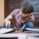 PATIKIL 1/2" Skateboard Riser Pads, 10 Pack PU 3x2 Skateboard Riser Pads Angled Wedge Shock Pads for Skateboard Truck, Black