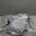 KQW Floor Lamp for Living Room,65'' Modern Standing Lamps with 9W LED Bulb, Silver Tall Floor Light with Fabric Shade,3 Color Temperatures Tall Lamp for Bedroom Office Study Room Corner Dining Room