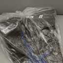 QPAU Snow Tube with Premium Canvas Cover for Kids and Adults, 48'' Inflatable Heavy Duty Snow Tube Made by Thickened Bottom, Sled Winter Outdoor Fun Toys for Children Boys Girls (Blue)