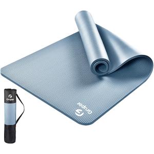Gruper Yoga Mat Non Slip, 10/15mm Thick NBR Extra Thick Yoga Mat