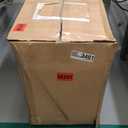 5 Drawer Mobile File Cabinet Under Desk Storage Organization with Wheels Vertical Filing Chest Rolling Wood Small Desk Printer Stand for Home Office, White