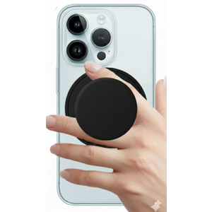 AUROX Magnetic Phone Grip for Magsafe Phone Grips, Expandable Collapsible Phone Grip Stand Holder for Magsafe Kickstand, for iPhone 17 16 15 14 13 12 Series, Transparent Grass Green