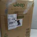 Jeep Altitude Compact Travel Stroller by Delta Children Greenguard Gold, Easy One Hand Fold, Lightweight, Extendable Canopy with Peek-a-Boo Window, Reclining Seat, 4 Wheel Suspension, Black