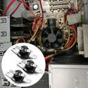 3 Pack Furnace Fan Thermal Control Switch Furnace Limit Switch Compatible with Furnaces