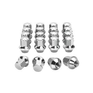 M14x1.5 One-Piece Lug Nuts, 14x1.5 20pcs Chrome Factory Style Wheel Nuts 21mm Hex Fits Ford Mustang Edge Explorer Fusion Maverick Lincoln Aviator MKX MKZ, Replace OE#611-007 ACPZ-1012-D/M OE Wheels