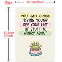 3 x Funny Birthday Cards for Women, Men, Dad, Mom, Brother, Sister, Husband, Friend, and Anyone Humorous Birthday Gifts Unique Birthday Decorations