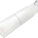 Frost King HD11 Baseboard Air Deflector, Heavy Duty, Clear Plastic with Magnetic hold, Fits baseboards up 25' wide, Adjustable 15" to 25"