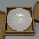 6" Small Decorative Bowl, Multi-Purpose Decorative Bowls for Keys, Candy and Home Decor, Ceramic Bowl, Natural White