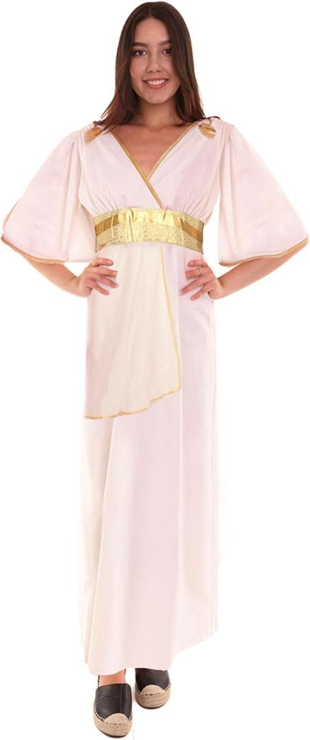 Adult Women's Costume Greek Goddess, Perfect for Halloween HC-064 (Medium)